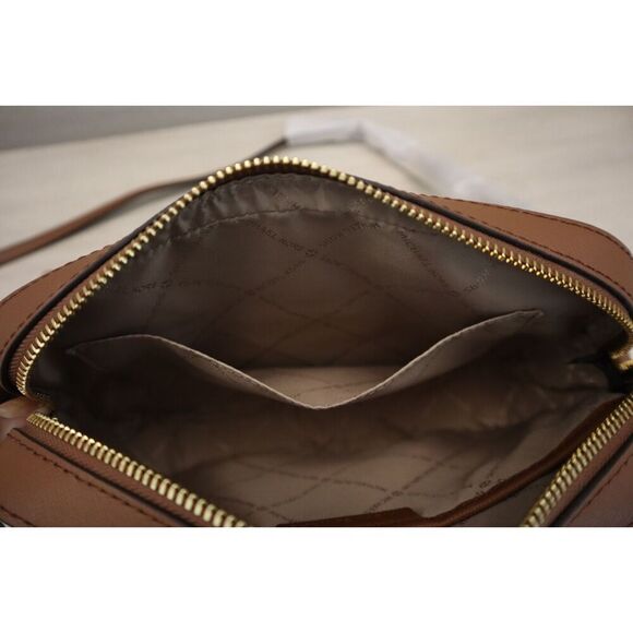 Michael Kors Jet Set 35S1GTTC7L Large Brown Saffiano Leather Crossbody Bag - Picture 8 of 16